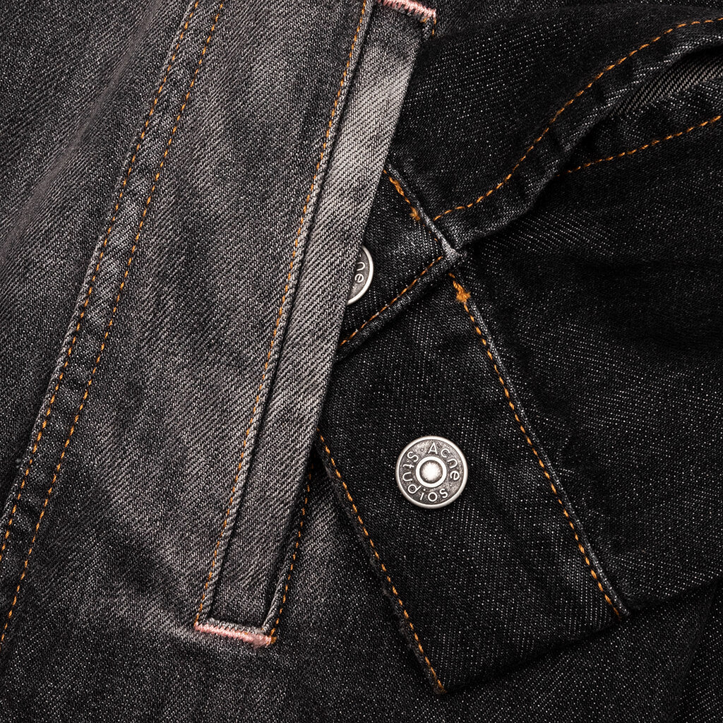 Denim Jacket - Black - Image 3