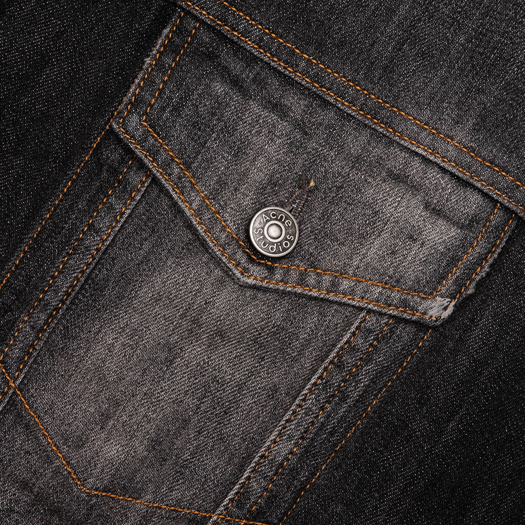 Denim Jacket - Black - Image 4