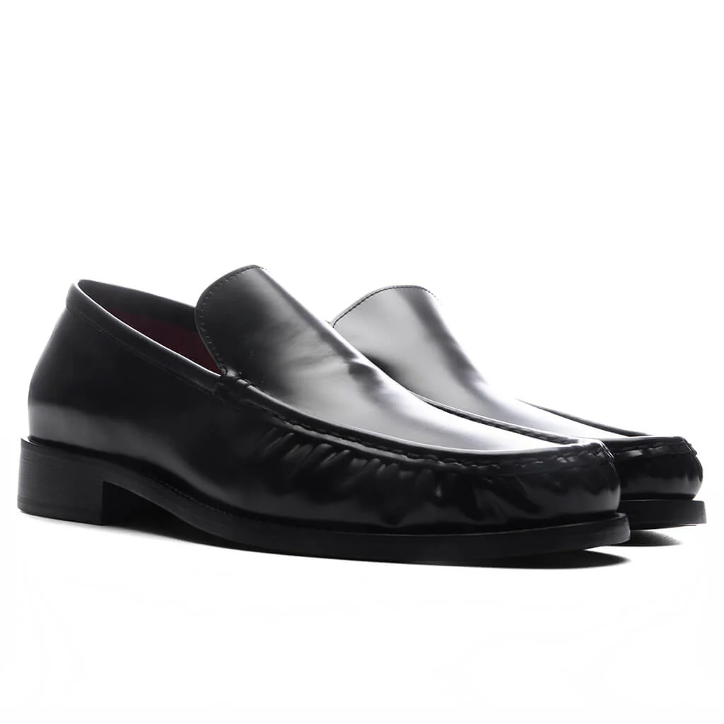 Leather Loafers - Black - Image 2