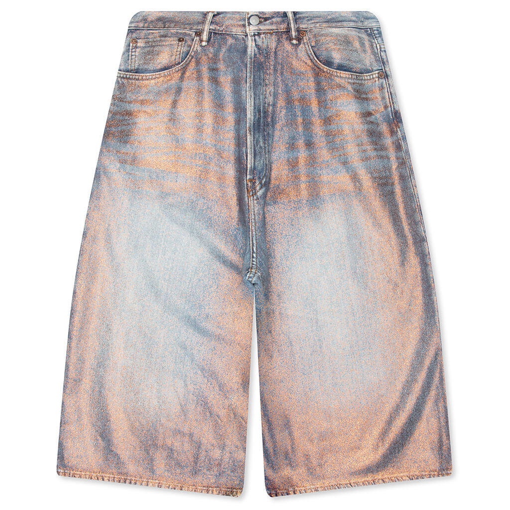 Denim Shorts - Rose Copper/Light Blue