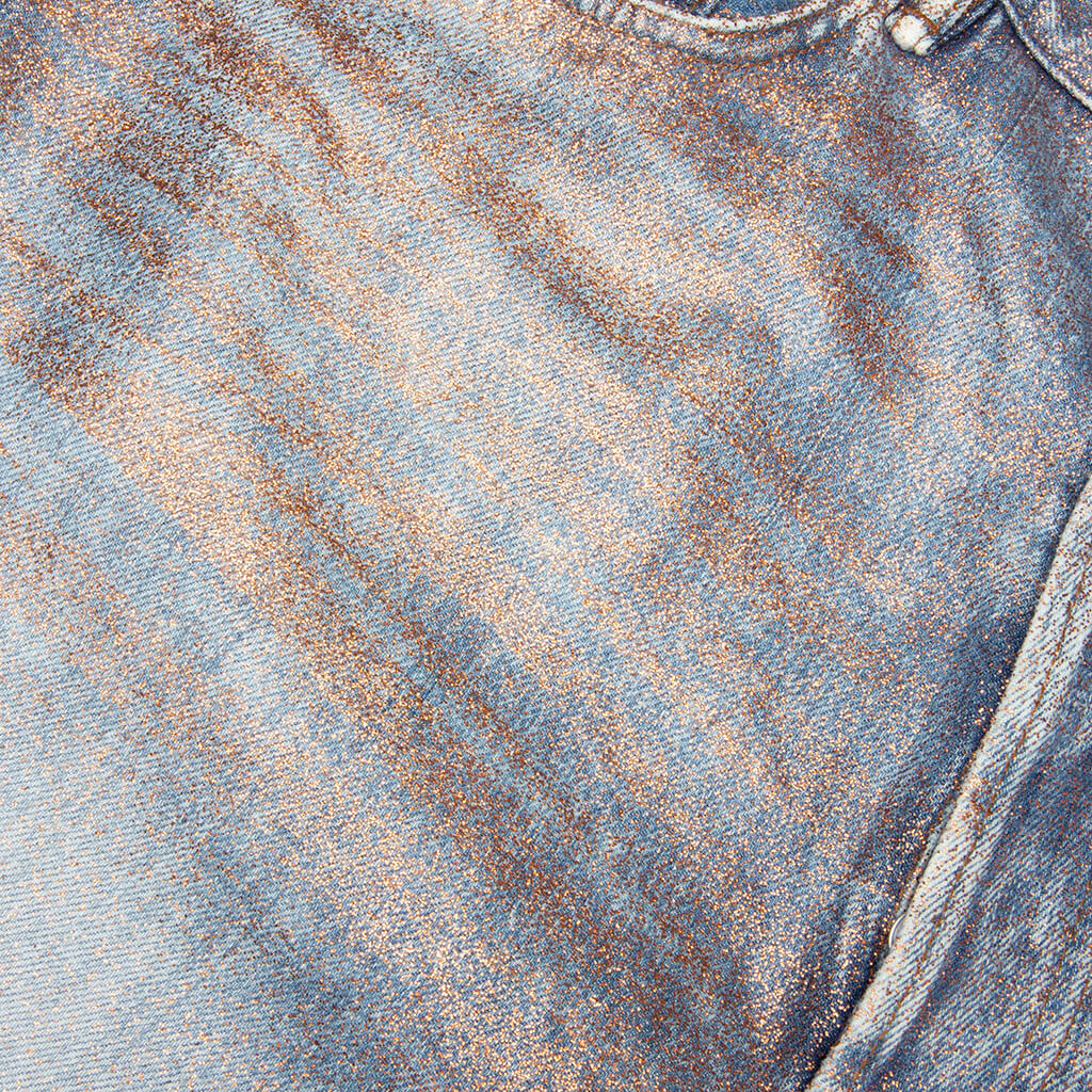 Denim Shorts - Rose Copper/Light Blue - Image 4