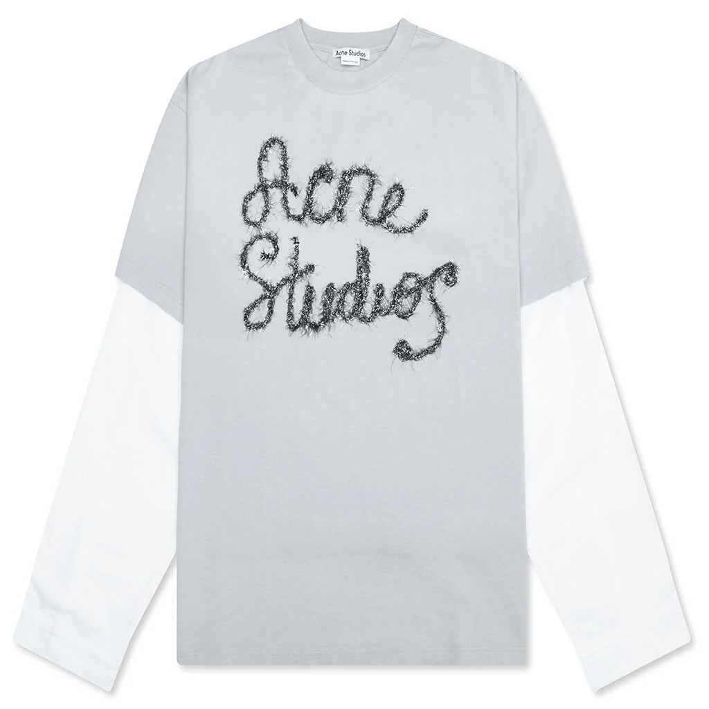 Layered Logo T-Shirt - Light Blue