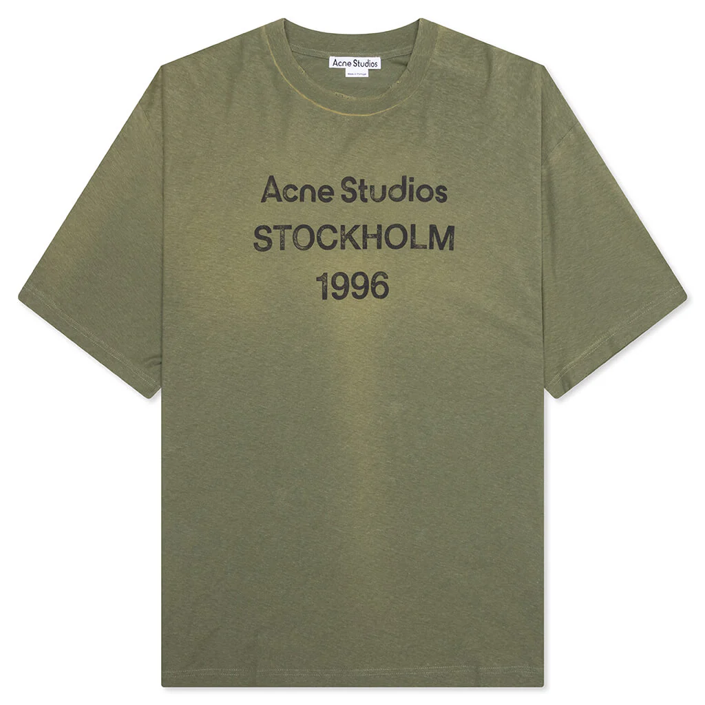Logo Relaxed Fit T-Shirt - Olive Green