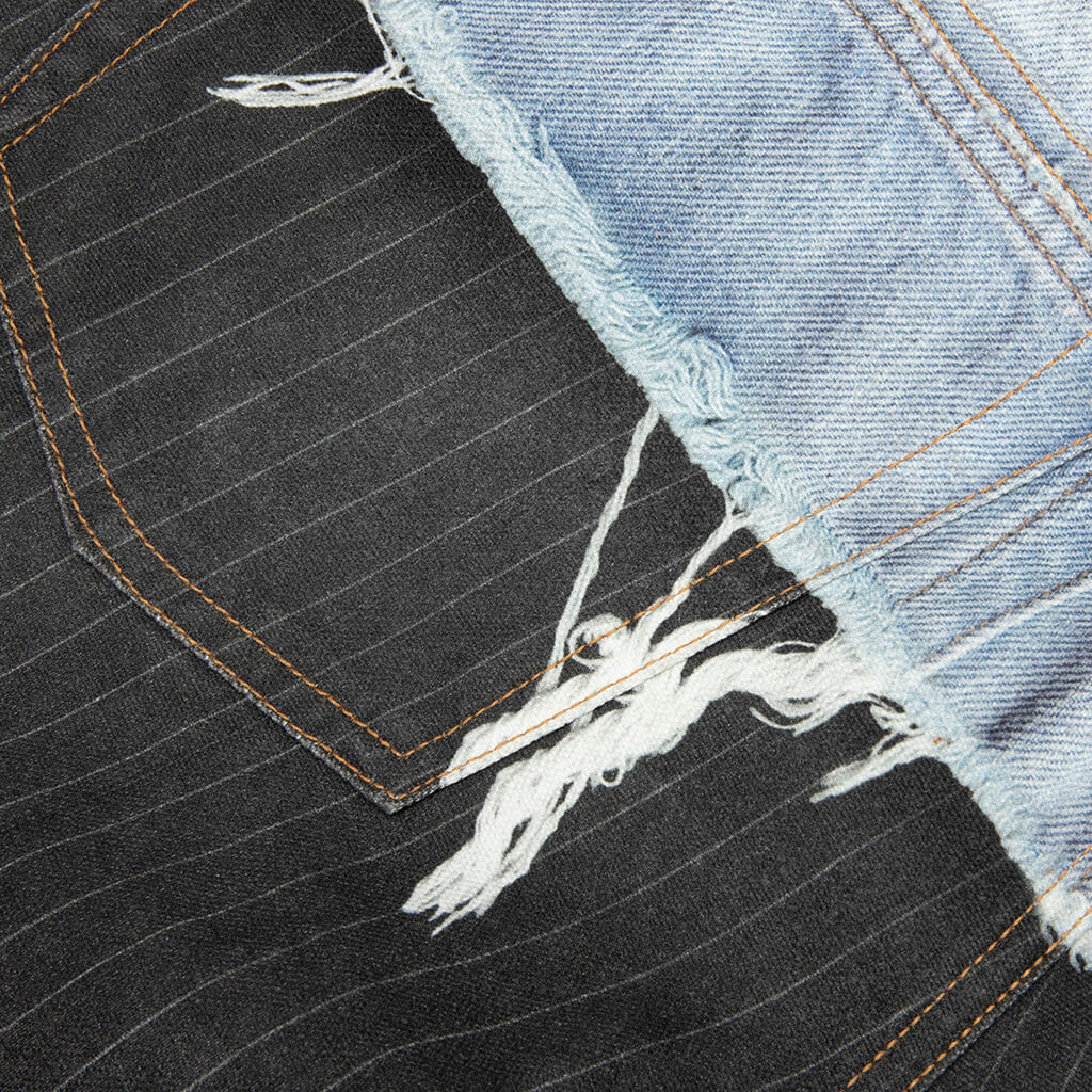 1981 Trompe L'oeil Jeans - Blue/Black - Image 4