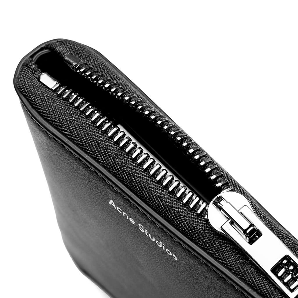 Zipped Wallet - Black - Image 4