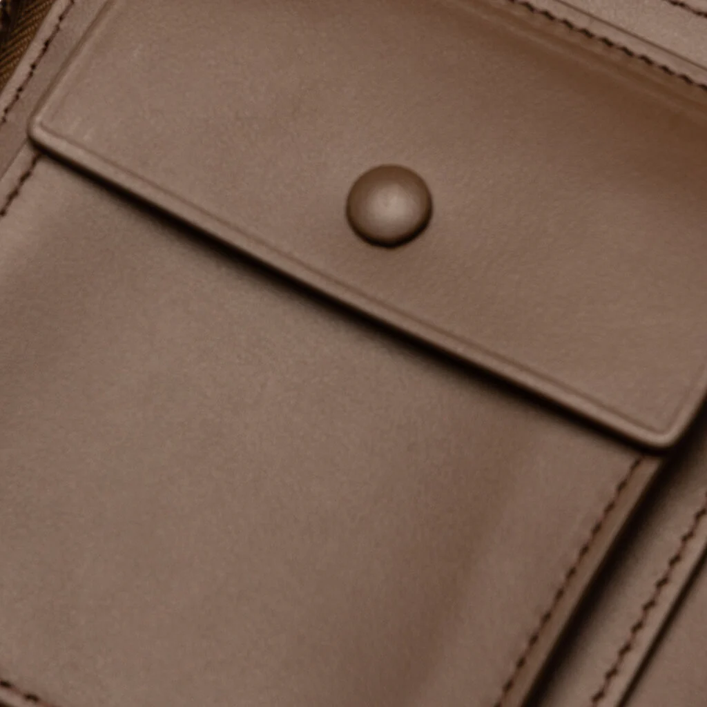 Zipped Wallet - Camel Brown - Image 4