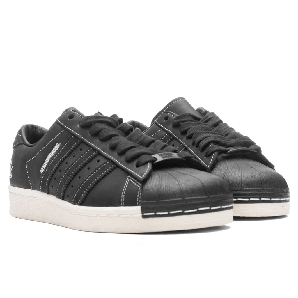 Adidas x Neighborhood Superstar - Core Black/Core Black/Cloud White - Image 2