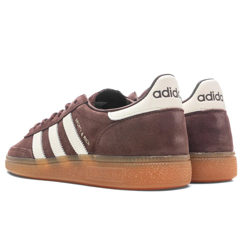 Adidas x Sporty & Rich Handball Spezial - Shadow Brown/Gum/White Tint - Image 3