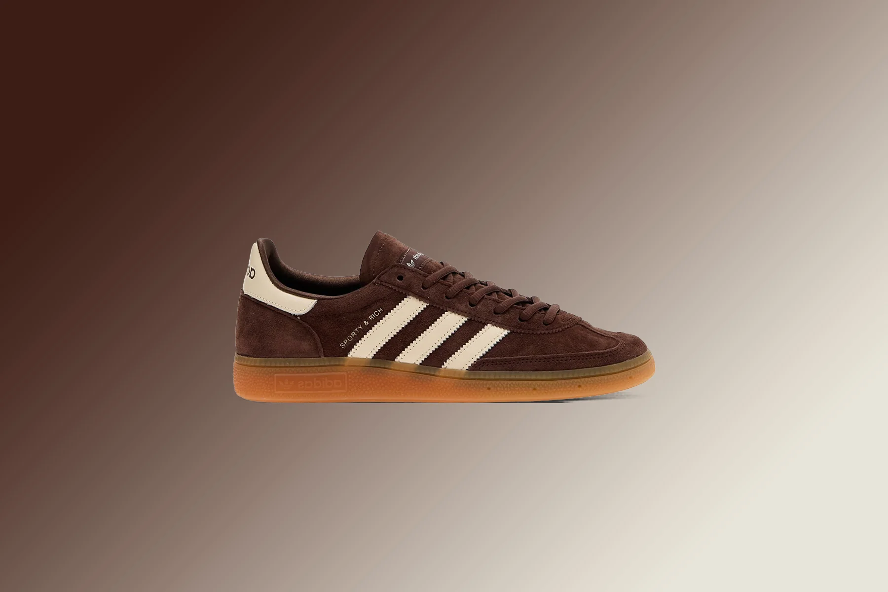 Adidas x Sporty & Rich Handball Spezial - Shadow Brown/Gum/White Tint - Image 5