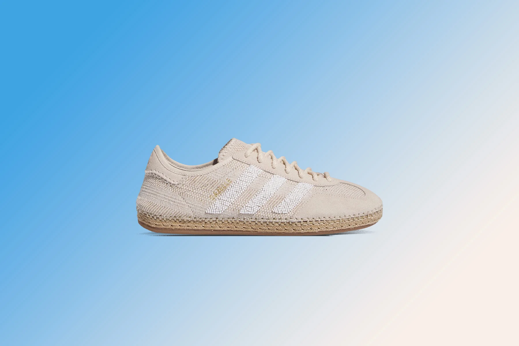 Adidas x Clot Gazelle by EC - Halo Ivory/White/Blue Bird - Image 5