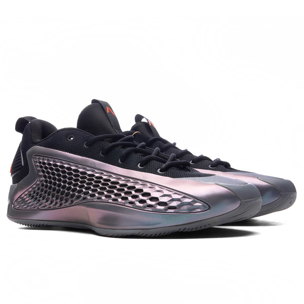 Adidas x Anthony Edwards 1 Low - Iron Metallic/Core Black/Solid Orange - Image 2