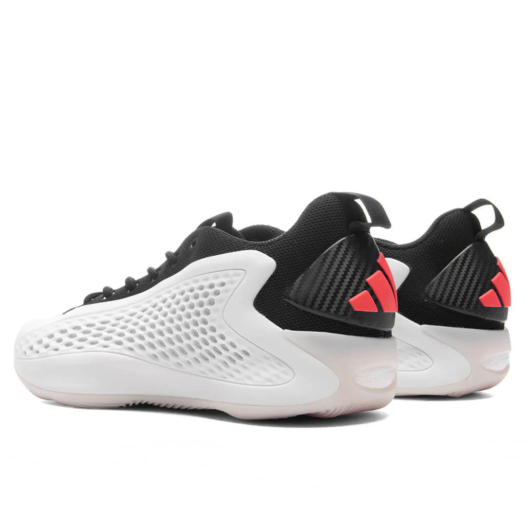 Anthony Edwards 1 Low 'Best of Adi 2.0' - Cloud White/Core Black/Lucid Red - Image 3