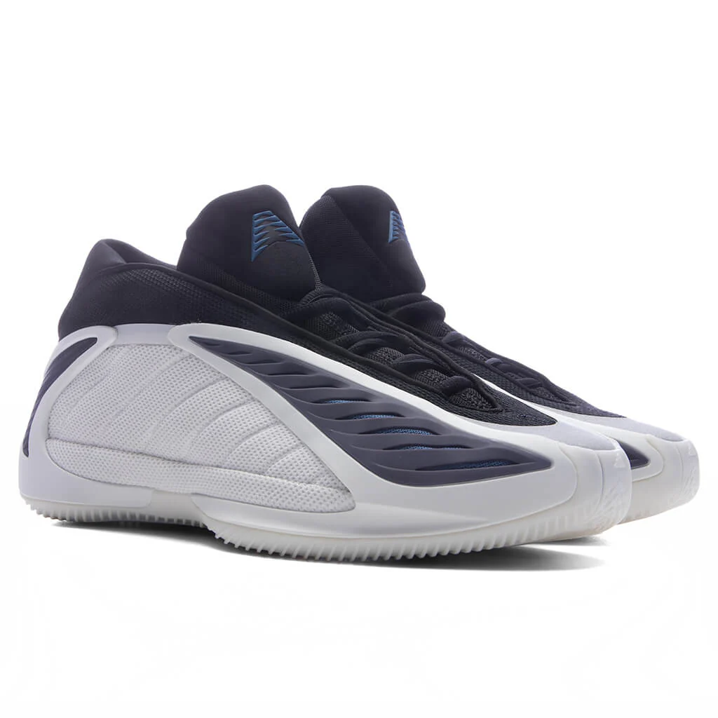 Anthony Edwards 2 - Footwear White/Core Black/Dusty Ink - Image 2