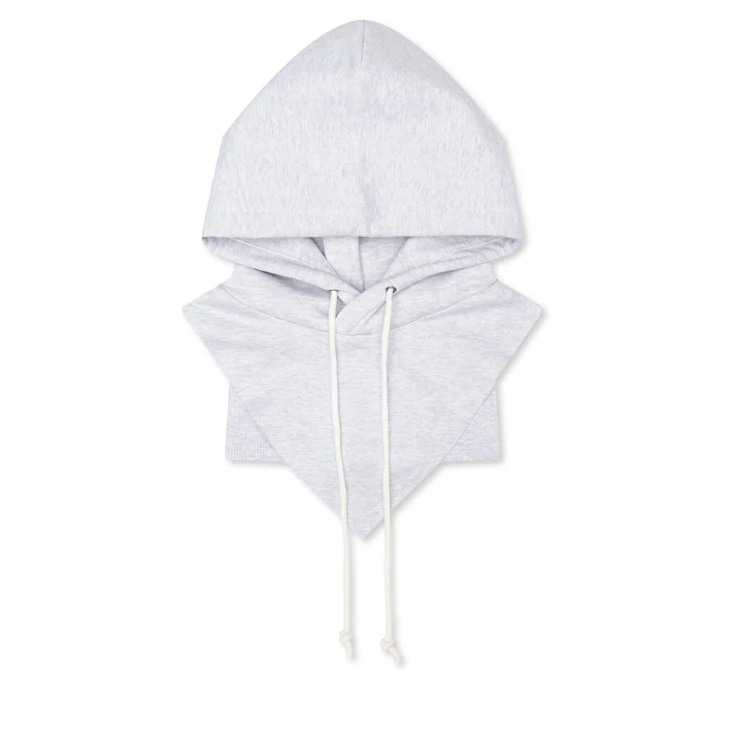Adidas x Bad Bunny Heavy Crew Neck & Hooded Balaclava Sweatshirt - Light Grey Heather - Image 4