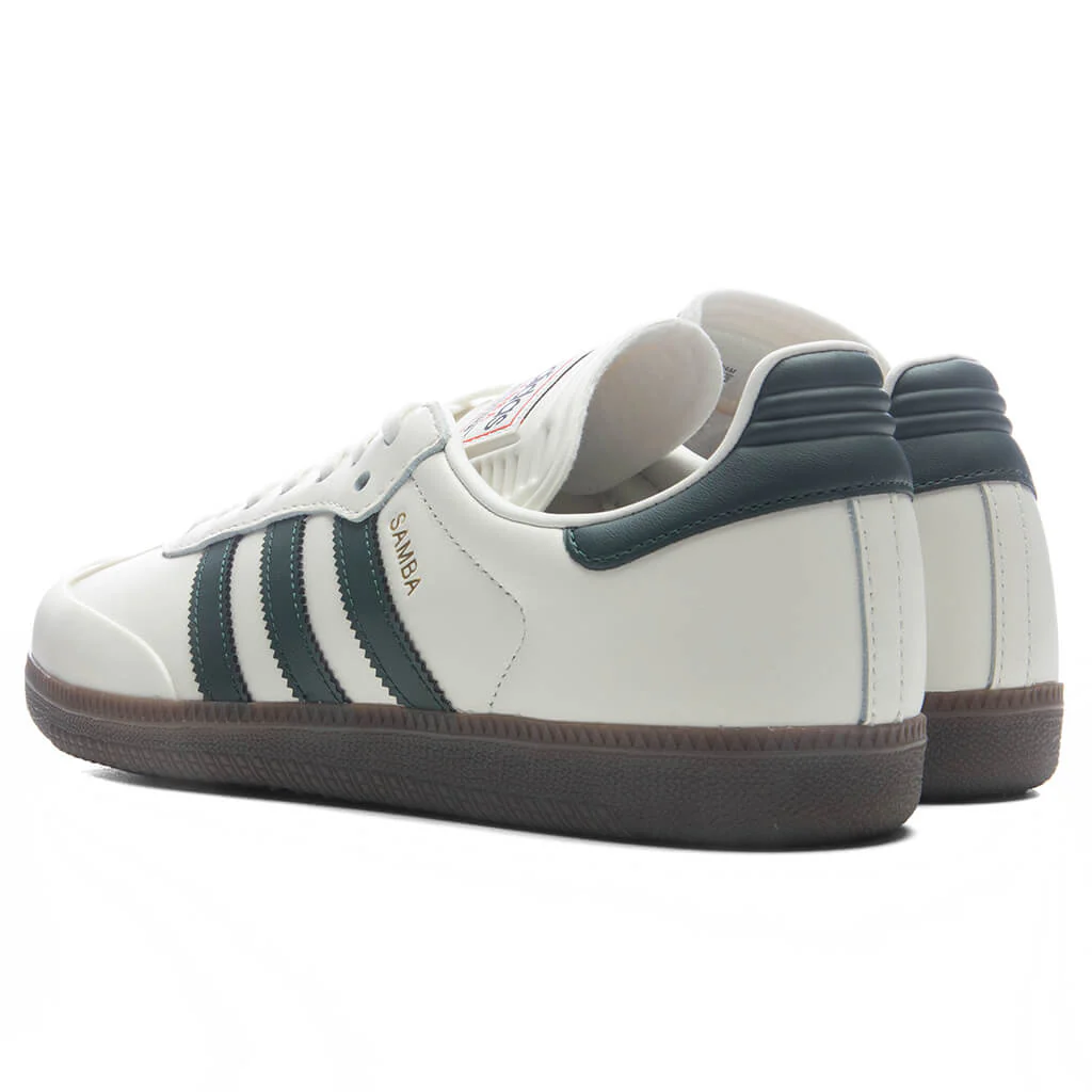 Adidas x BAPE Samba - Off White/Shadow Green/Gum - Image 3
