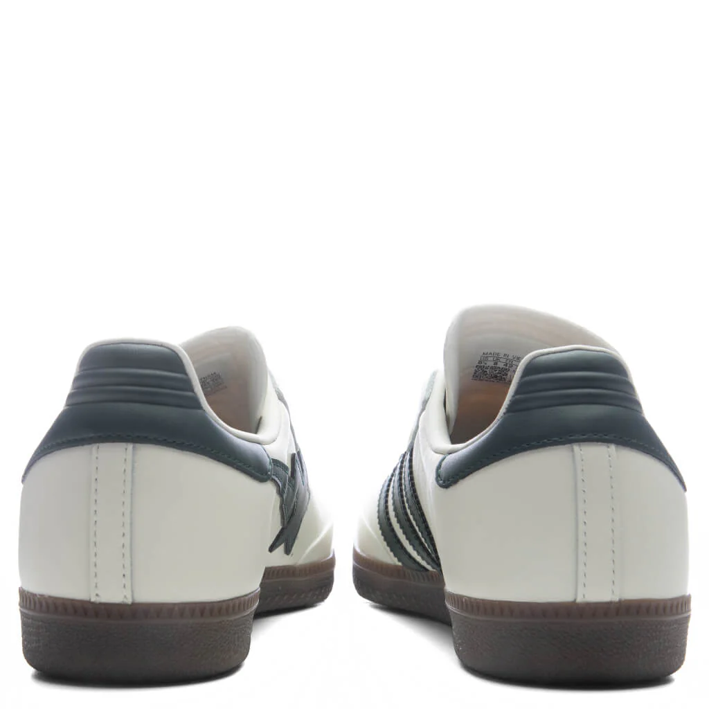 Adidas x BAPE Samba - Off White/Shadow Green/Gum - Image 4
