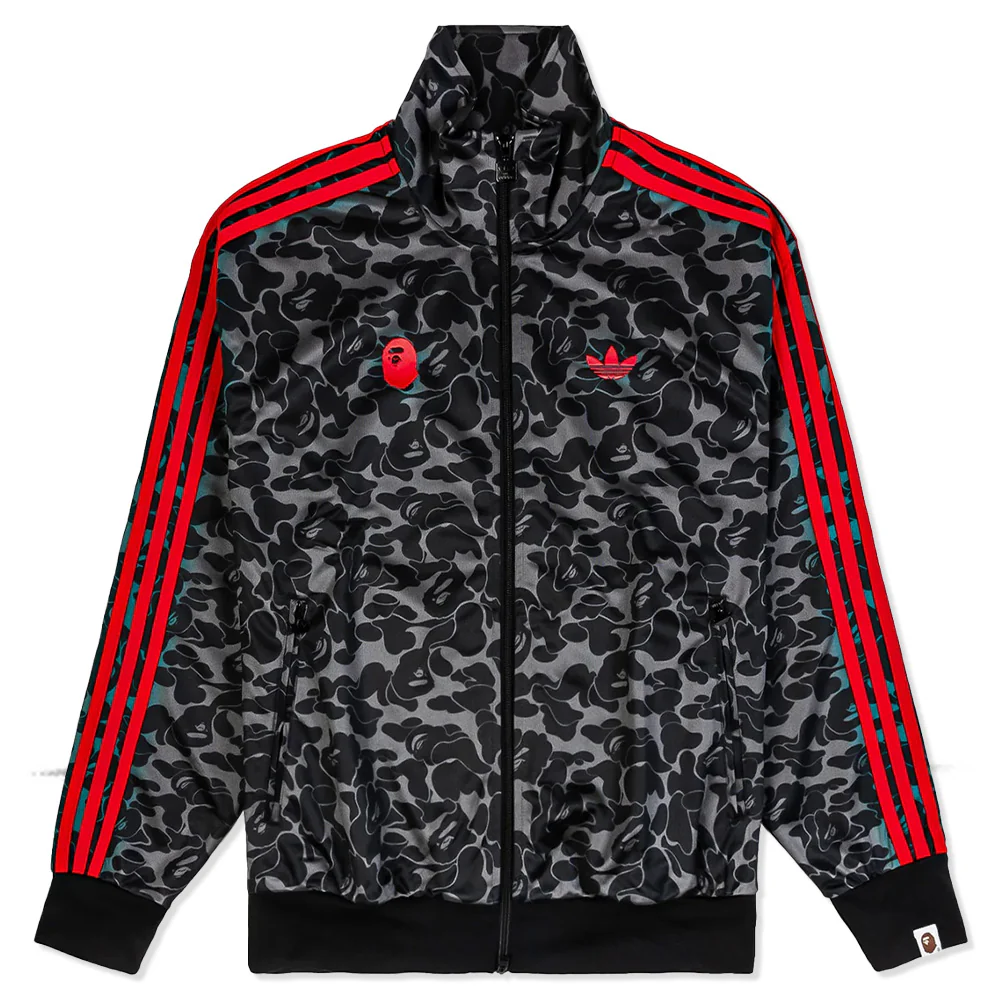 Adidas x BAPE Track Jacket All Over Print - Black