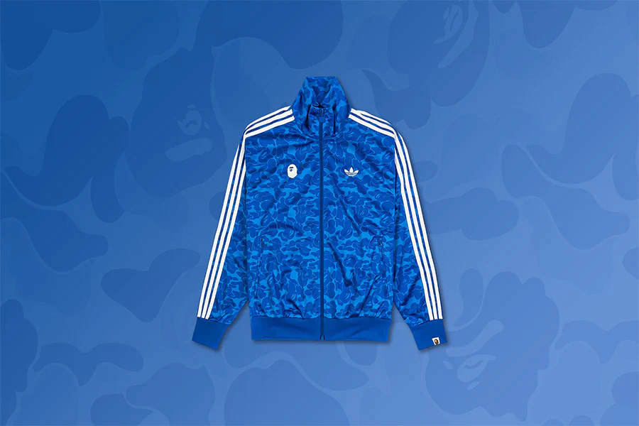 Adidas x BAPE Track Jacket All Over Print - Blue - Image 2