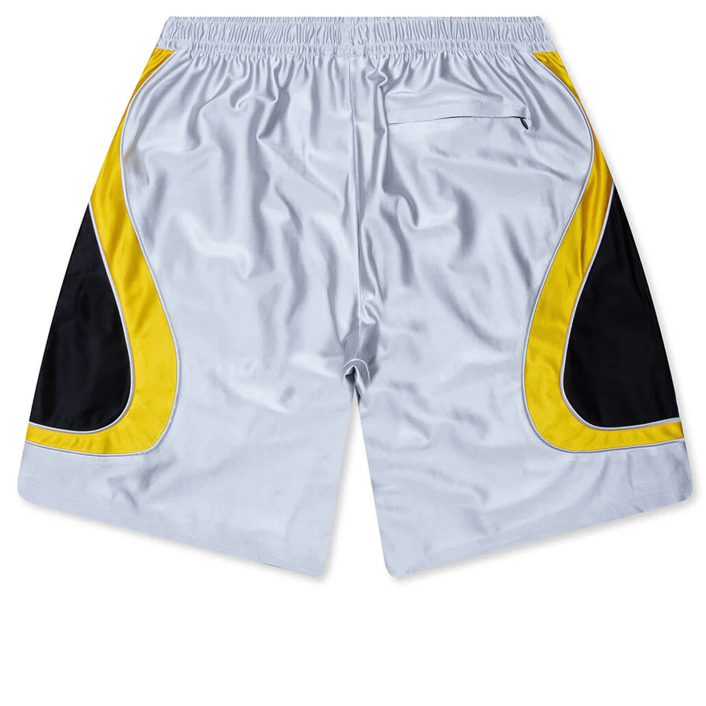 Adidas x Brain Dead FB Short - Silver Metallic - Image 2