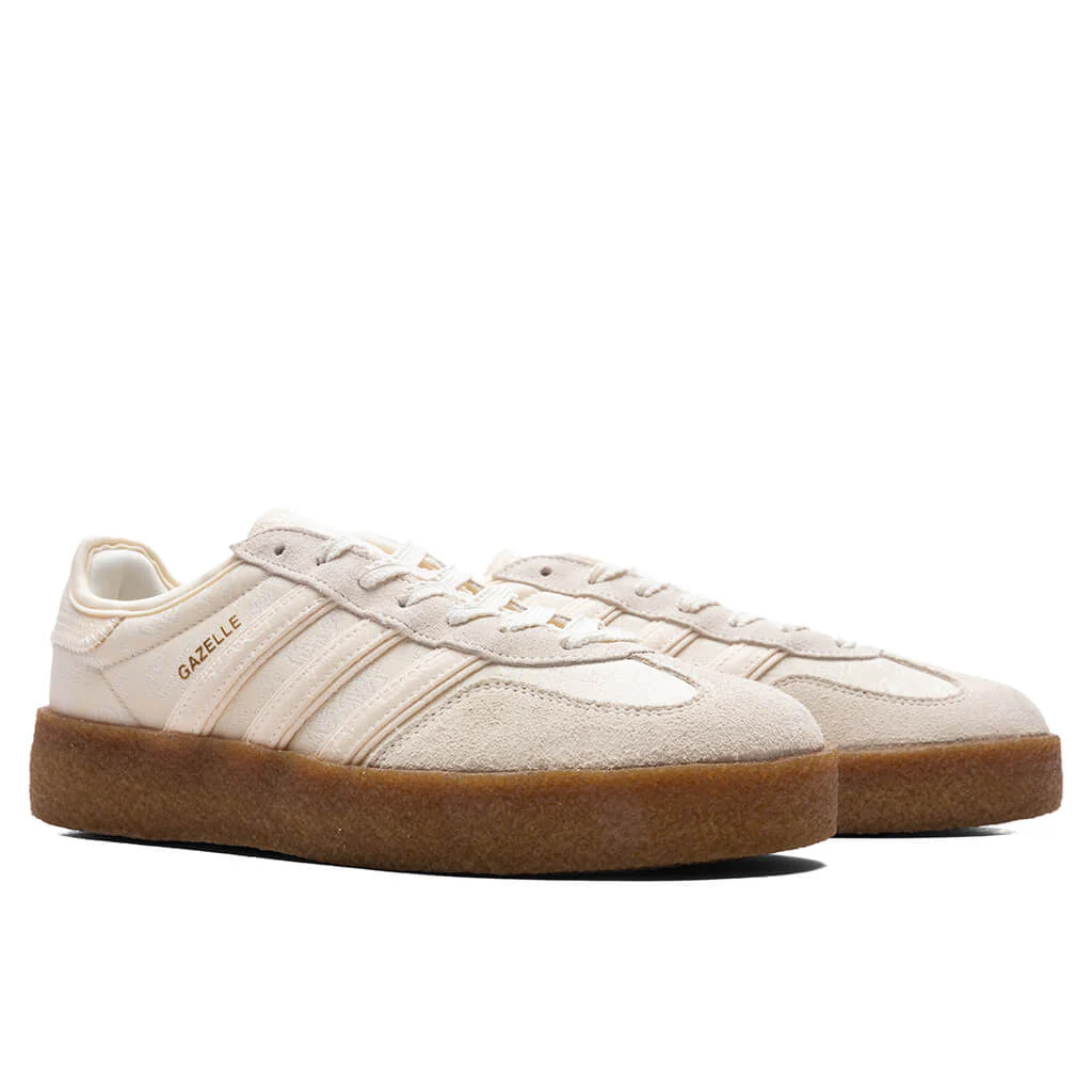 Adidas x CLOT Gazelle by Edison Chen - Cream White/Cloud White/Gold Metallic - Image 2
