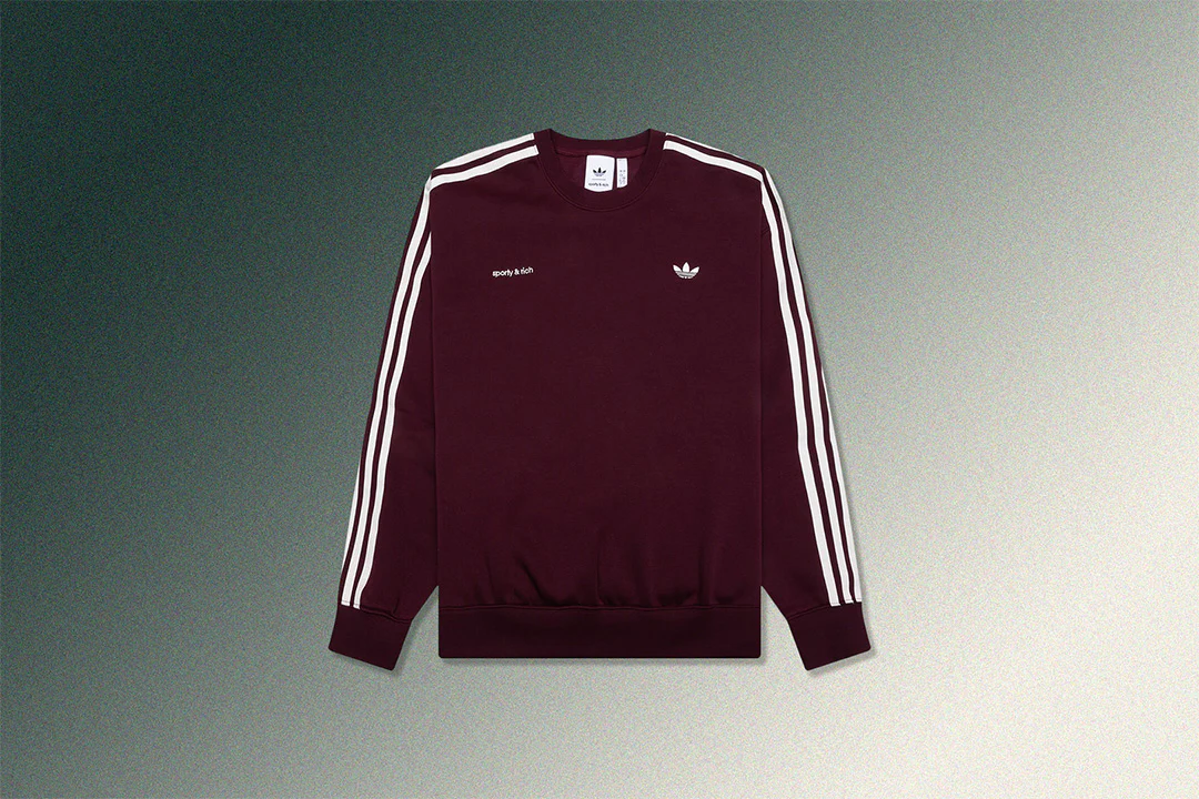 Adidas x Sporty & Rich Sweatshirt - Maroon - Image 5