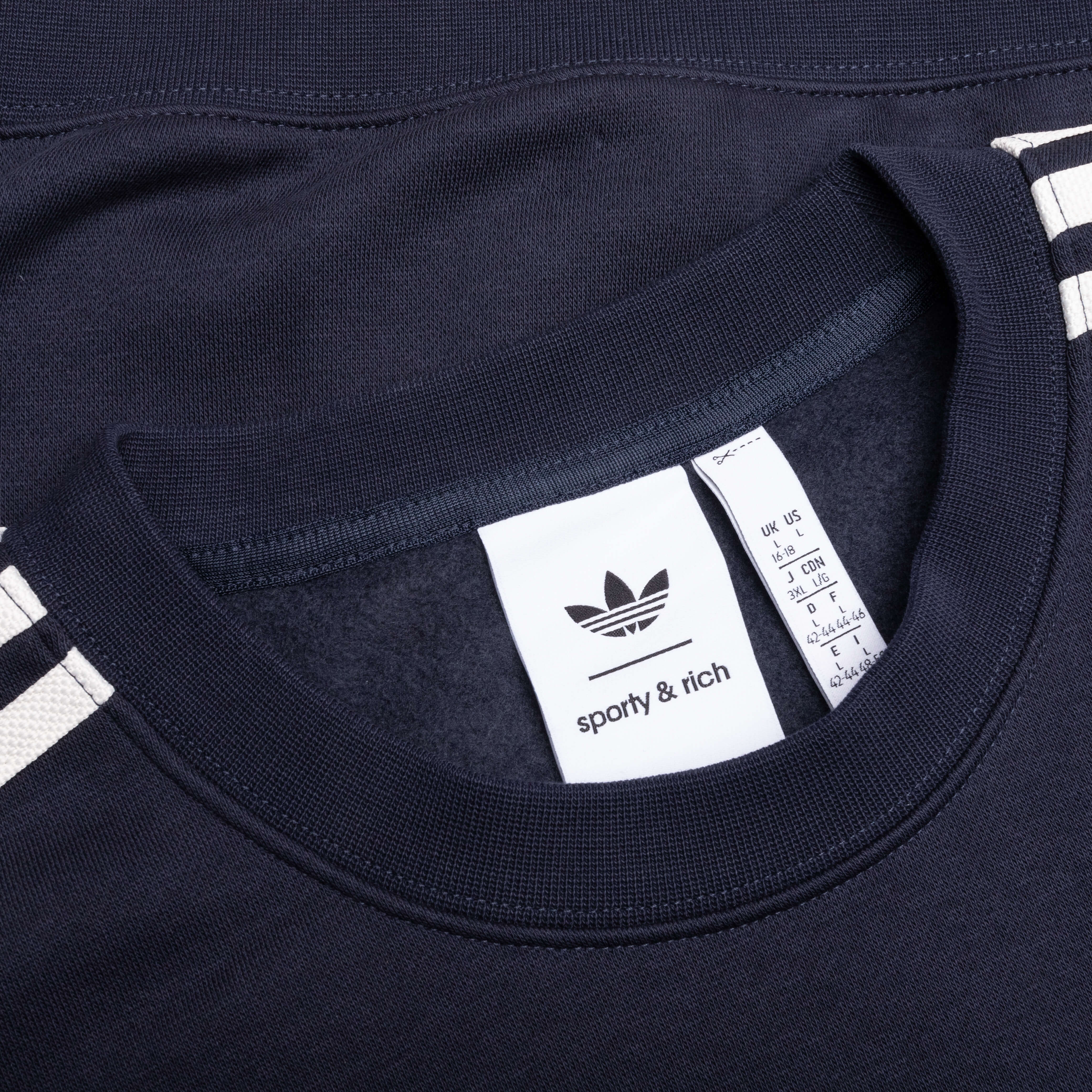 Adidas x Sporty & Rich Sweatshirt - Night Navy - Image 3