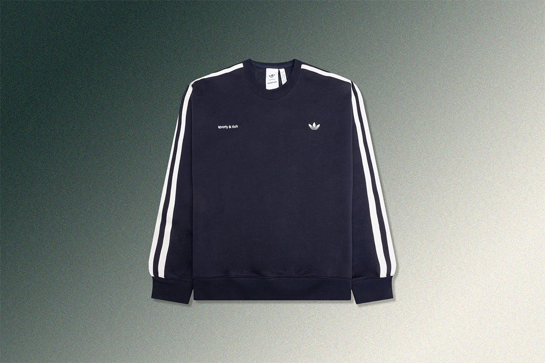 Adidas x Sporty & Rich Sweatshirt - Night Navy - Image 6