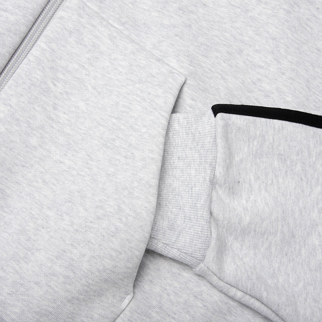 Adidas Originals x Willy Chavarria Full Zip Logo Hoodie - Light Grey Heather - Image 6