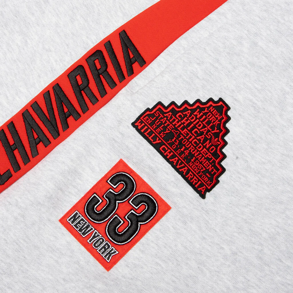Adidas Originals x Willy Chavarria NY Sweatpant - Light Grey Heather - Image 3