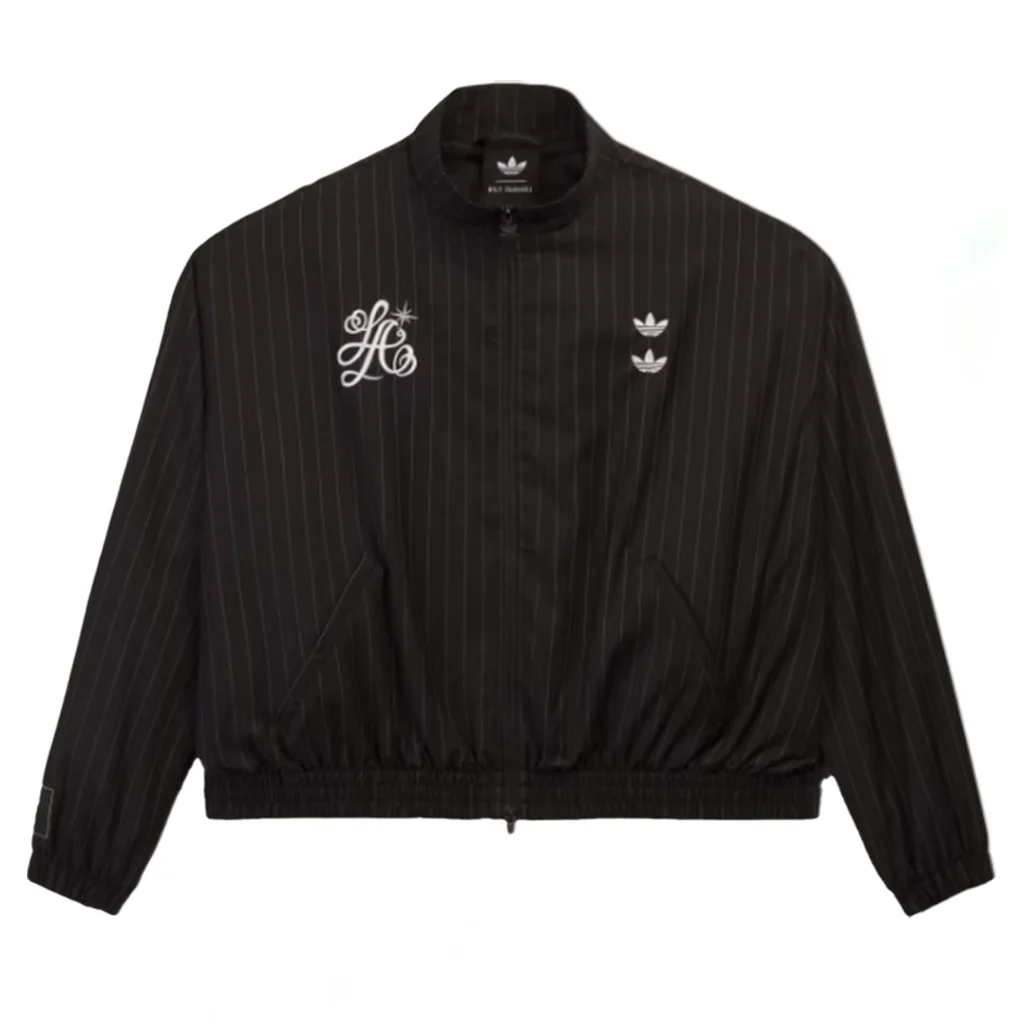 Adidas Originals x Willy Chavarria Pinstripe Track Jacket - Black
