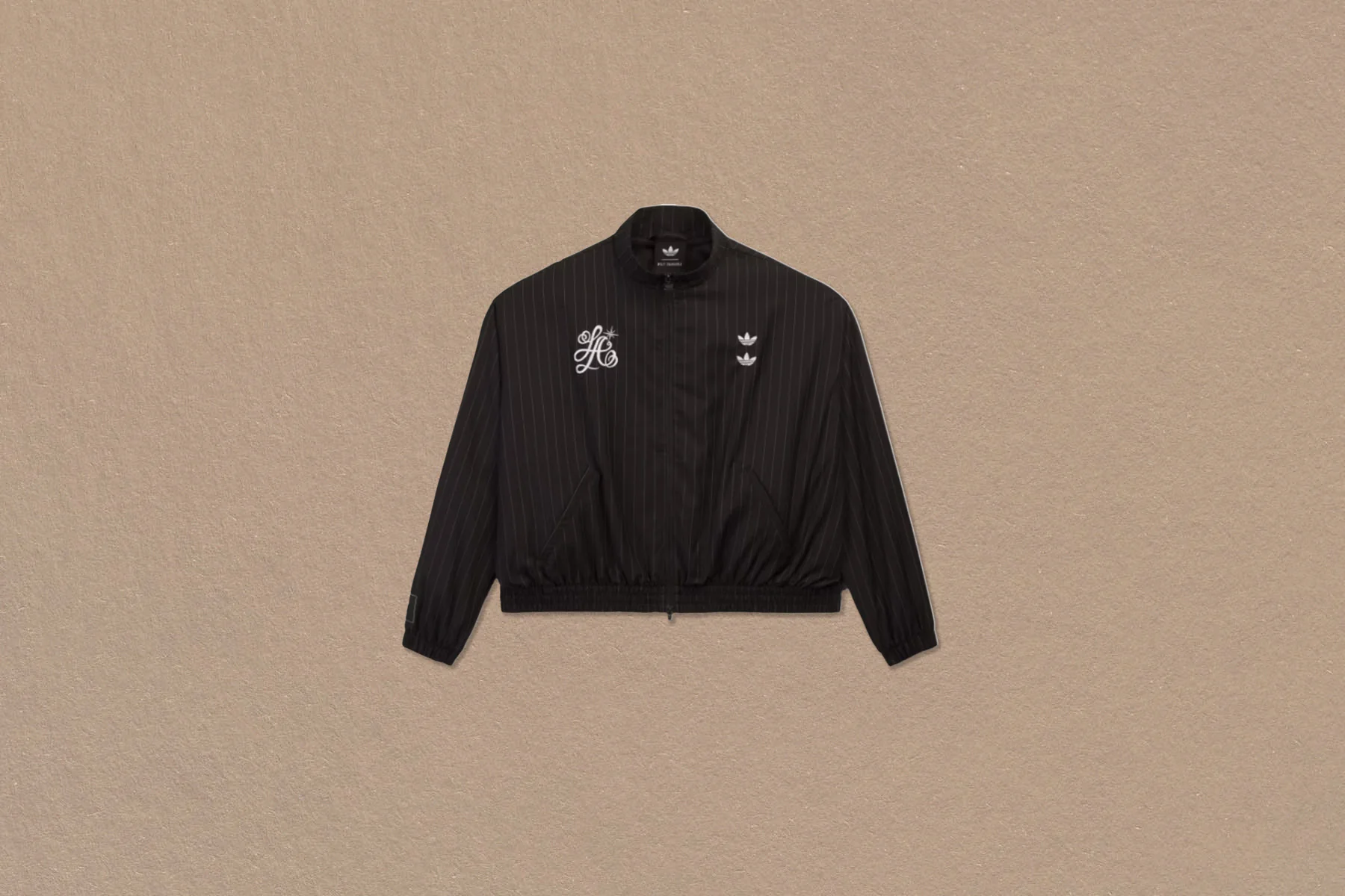 Adidas Originals x Willy Chavarria Pinstripe Track Jacket - Black - Image 2