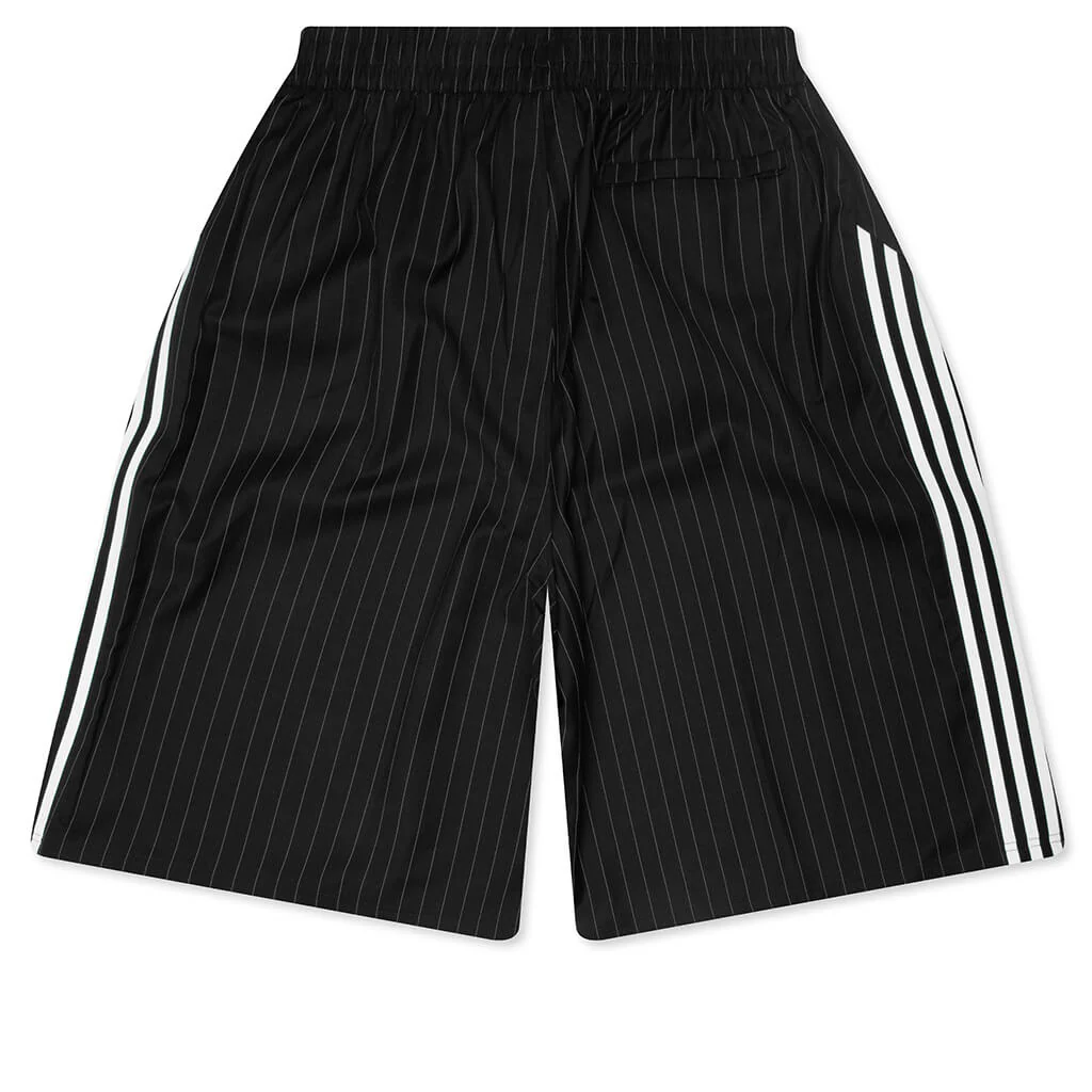 Adidas Originals x Willy Chavarria Pinstripe Shorts - Black/White - Image 2