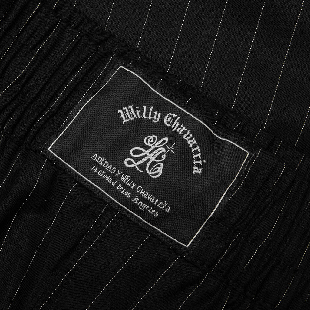 Adidas Originals x Willy Chavarria Pinstripe Shorts - Black/White - Image 3