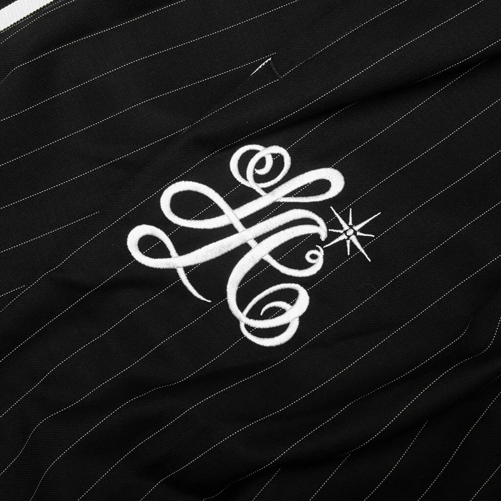 Adidas Originals x Willy Chavarria Pinstripe Shorts - Black/White - Image 4