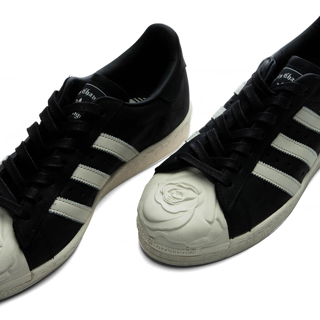 Adidas Originals x Willy Chavarria Superstar 'Rose' - Core Black/Cream White/Gold Metallic - Image 3