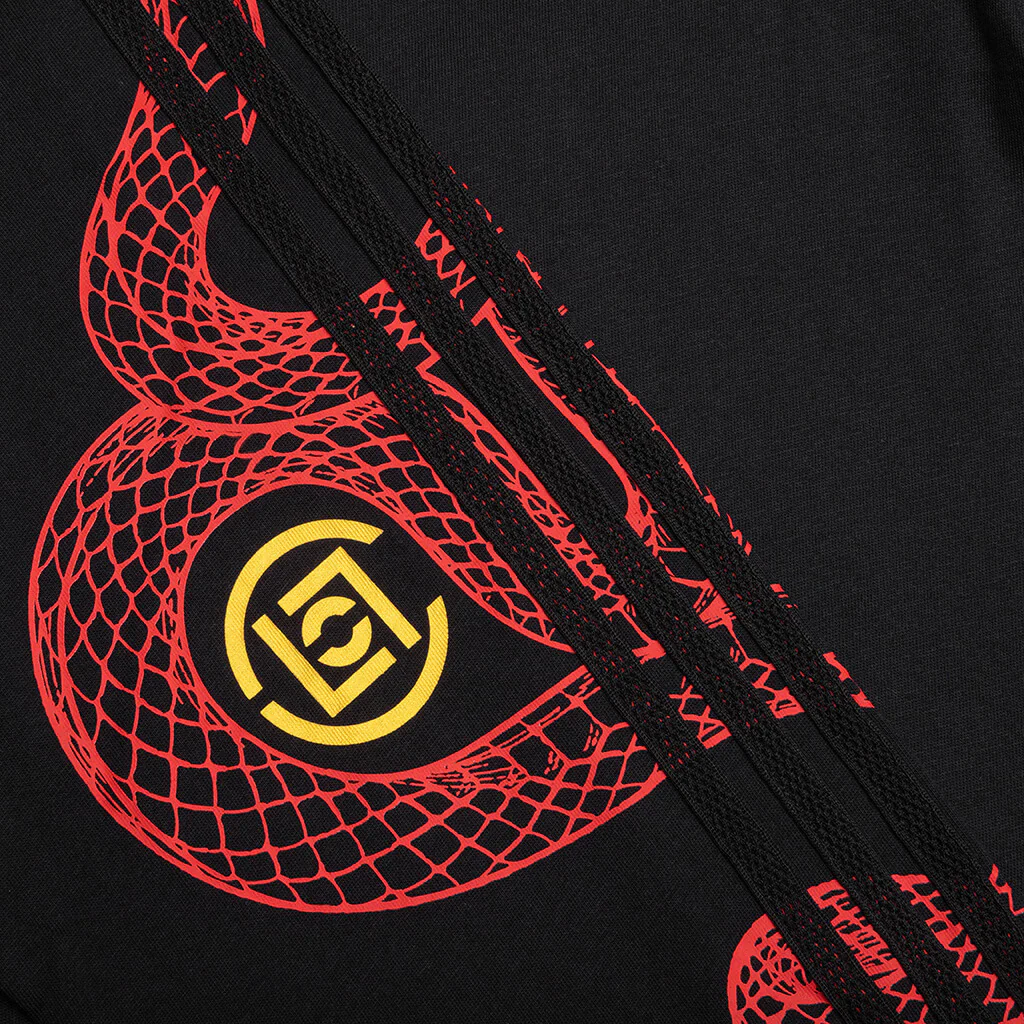 Adidas x CLOT Lunar New Year L/S Tee - Black - Image 4