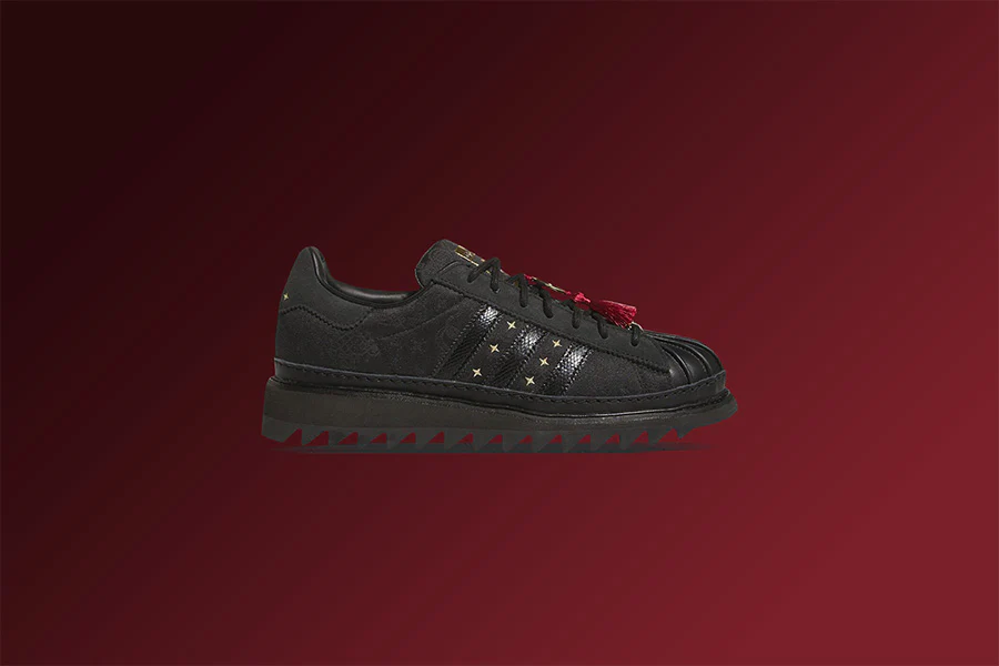 Adidas x CLOT Superstar 'Chinese New Year' - Core Black/Carbon/Gold Metallic - Image 5