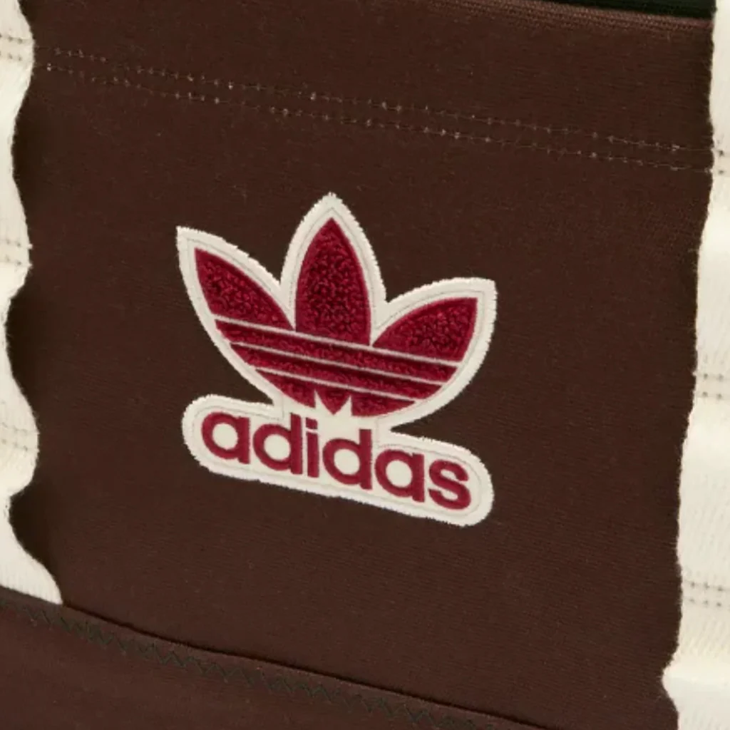 Adidas x CLOT Tote Bag by Edison Chen - Green Night/Dark Brown - Image 3