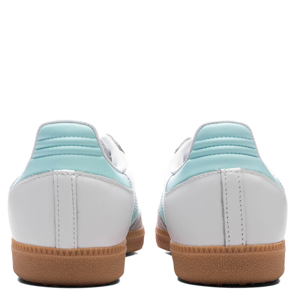 Kids Samba OG (GS) - Cloud White/Semi Flash Aqua/Gum - Image 4