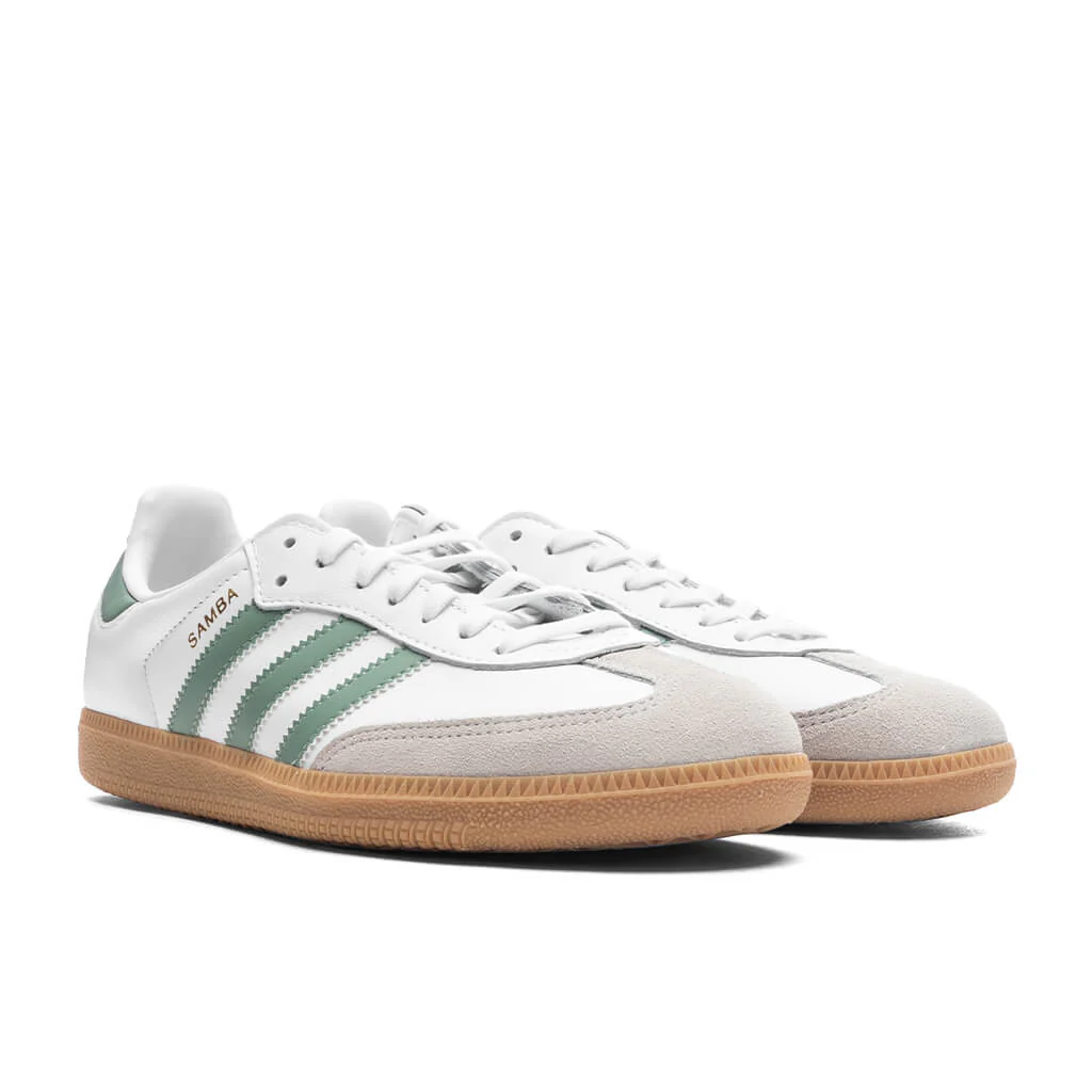Kids Samba OG (GS) - Cloud White/Silver Green/Gum - Image 2