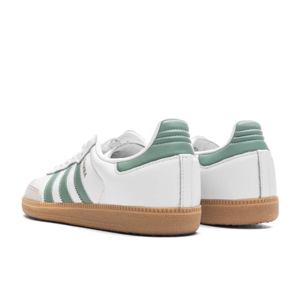 Kids Samba OG (GS) - Cloud White/Silver Green/Gum - Image 3