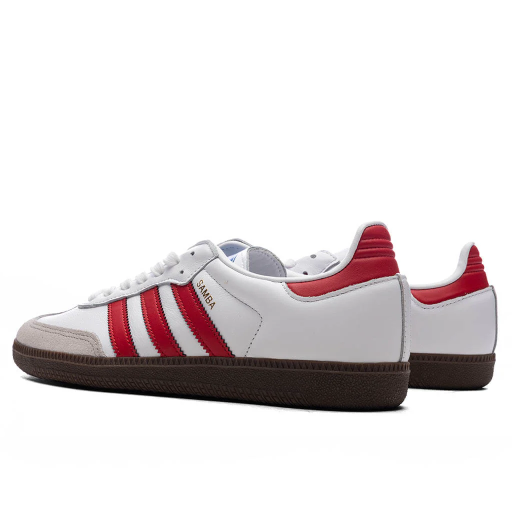 Samba OG - Cloud White/Better Scarlet/Gum - Image 3