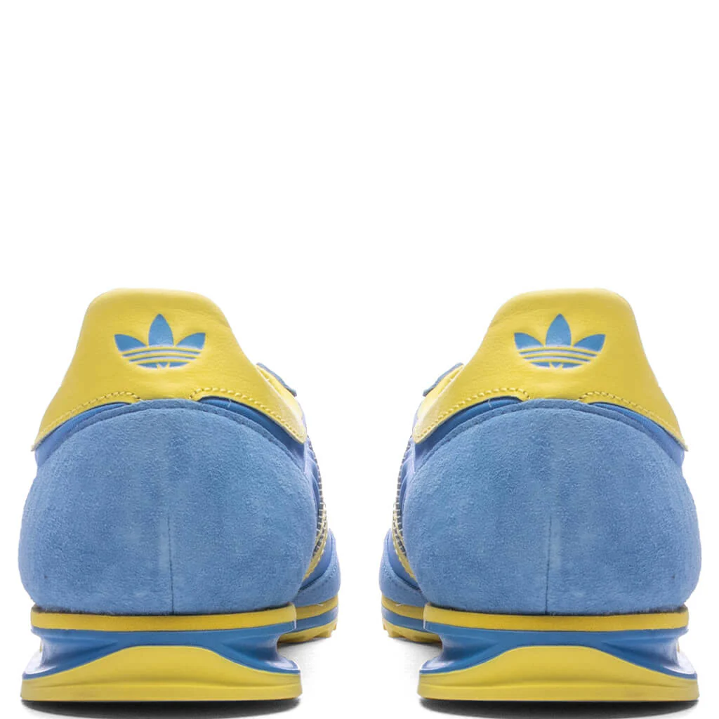 Adidas x Sporty & Rich SL72 Women's - Real Blue/Light Yellow/White - Image 4