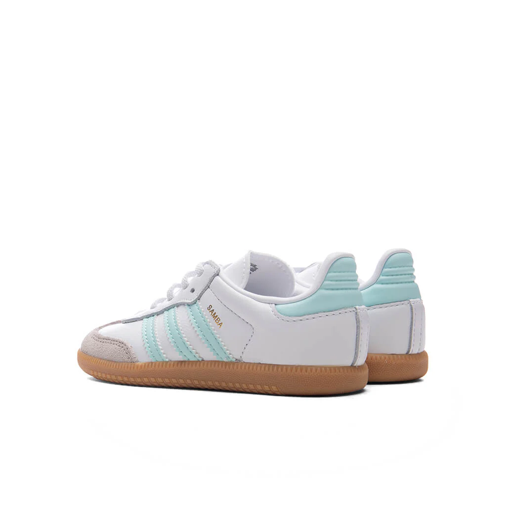 Toddlers Samba OG - Cloud White/Semi Flash Aqua/Gum - Image 3