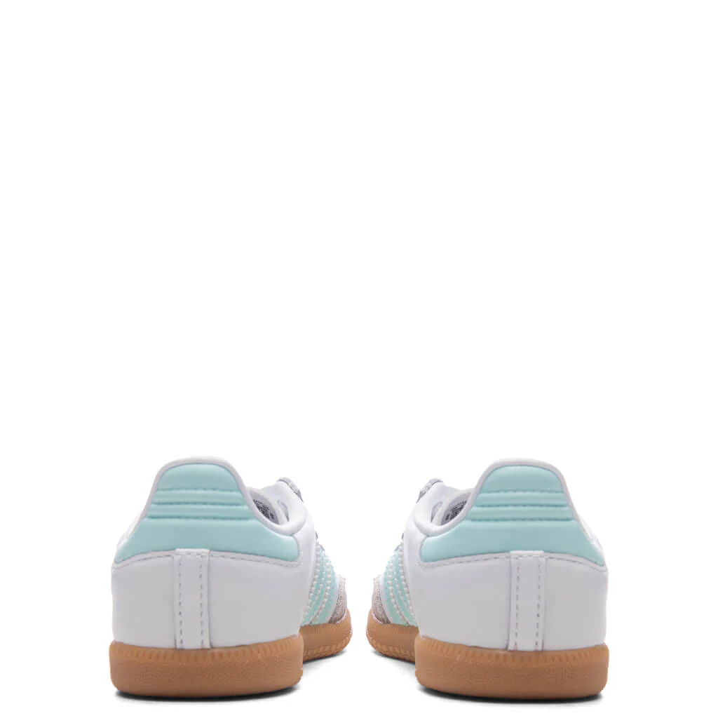 Toddlers Samba OG - Cloud White/Semi Flash Aqua/Gum - Image 4