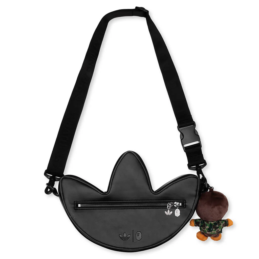 Adidas x BAPE Trefoil Shoulder Bag - Black - Image 2