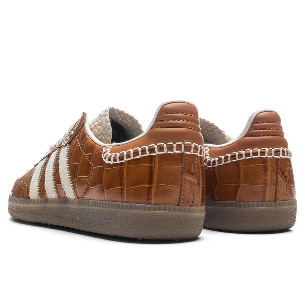 Adidas x Wales Bonner Samba - Supcol/Wonwhi/Nbrown - Image 3