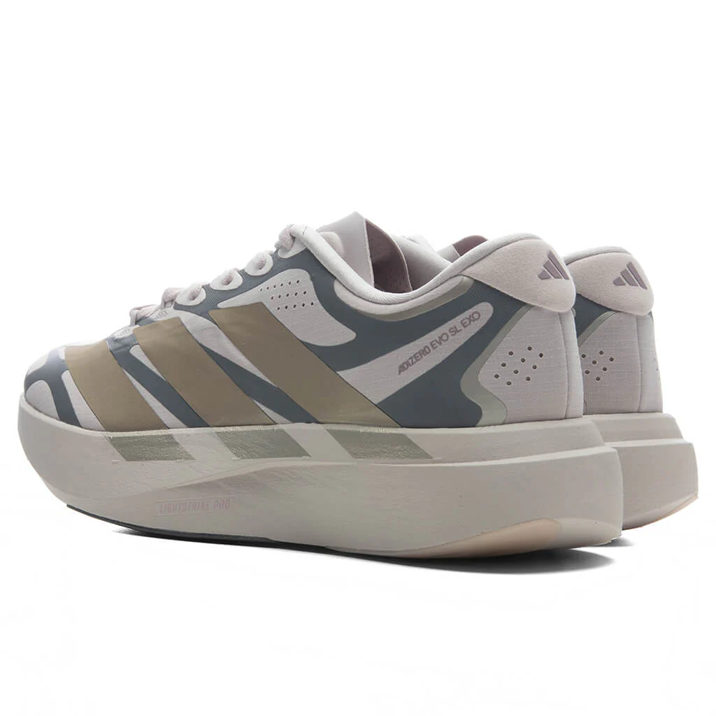 Women's Adizero Evo SL Exo - Ice Purple/Cyber Metallic /Onix - Image 3