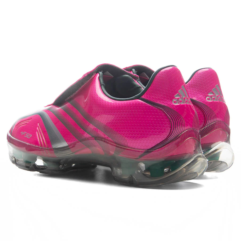 Women's F50 Adiframe Walkable - Shock Pink/Bold Green/Silver Metallic - Image 3