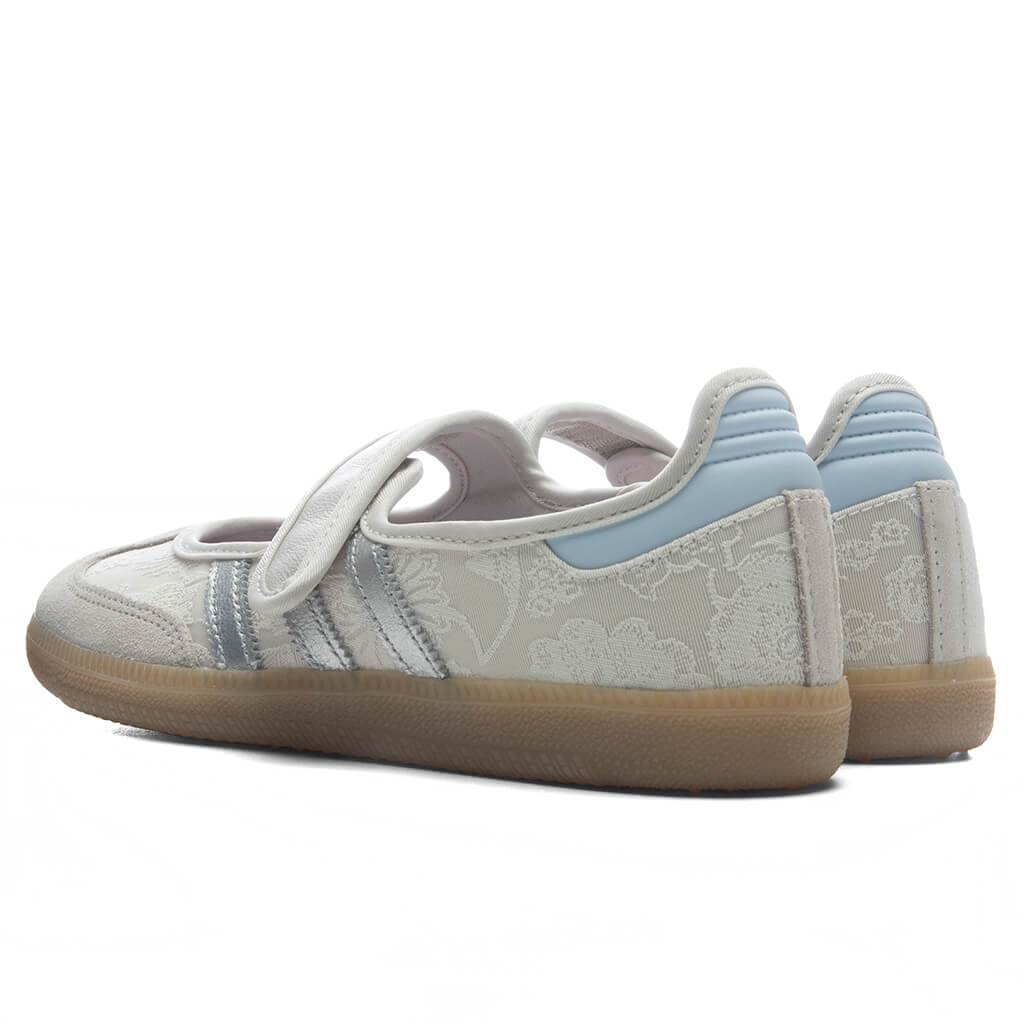 Adidas x Liberty London Women's Samba Jane - Chalk Pearl/Silver Metallic/Chalk White - Image 3